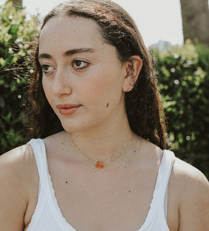 Carnelian (July) Birthstone Choker