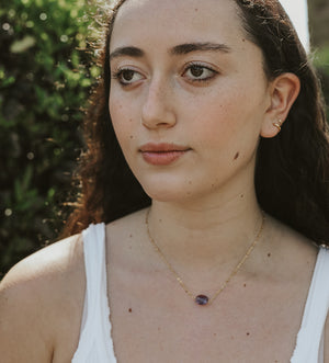 Amethyst (February) Birthstone Choker