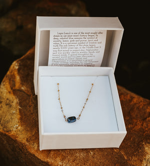 Lapis (September) Birthstone Choker