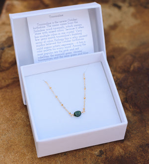 Tourmaline (October) Birthstone Choker